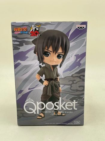 Figurine QPocket Naruto Uchiha Sasuke Banpresto / Bandai neuf