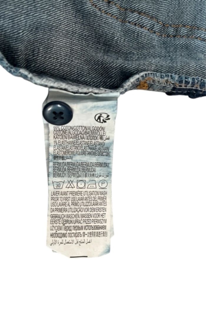 Short - jeans enfant / bleu / enfant / 4ans-104cm / Kiabi - photo numéro 5