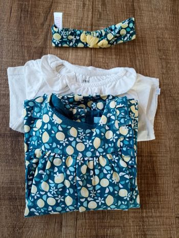 Ensemble robe 6 mois