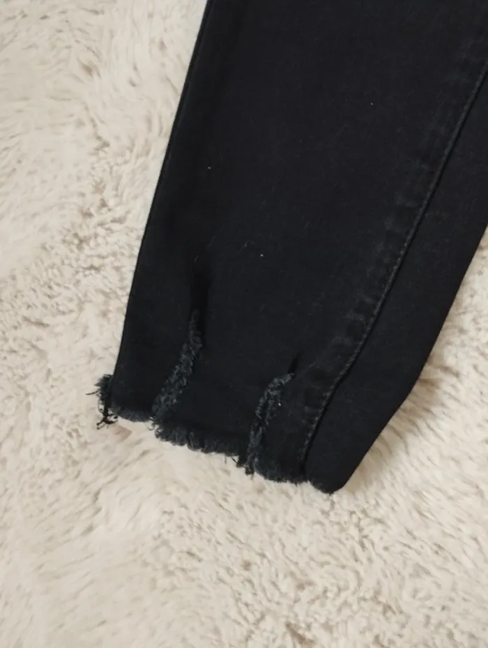 Jean slim noir taille haute marivy 36 - photo numéro 7