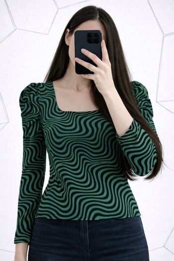 Blouse Zara Verte