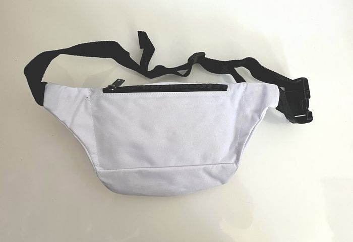 Sac banane gris pale ceinture ajustable - photo numéro 2