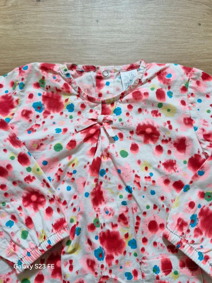 Tunique bébé fille 6 mois – motifs colorés - photo numéro 2