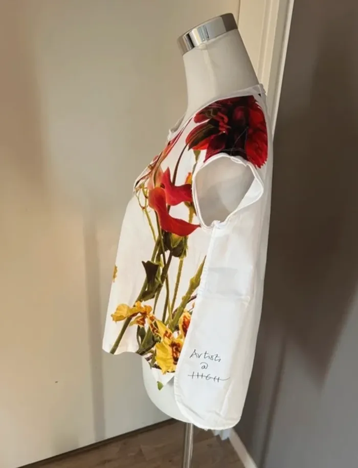 High top haut imprimé été femme taille 36 - photo numéro 2