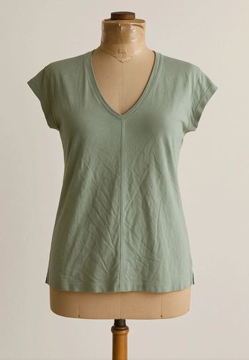 Tee-shirt kaki femme neuf avec étiquette taille 36