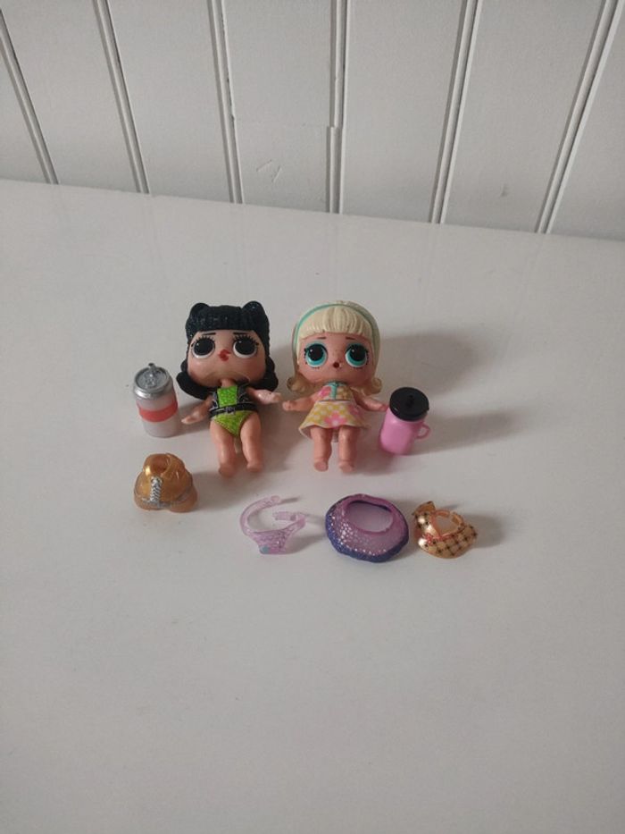 Lot de 2 poupée lol avec accessoires - photo numéro 3