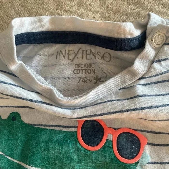 🐊 T-shirt rayé In Extenso pour enfant 🐊 - photo numéro 5