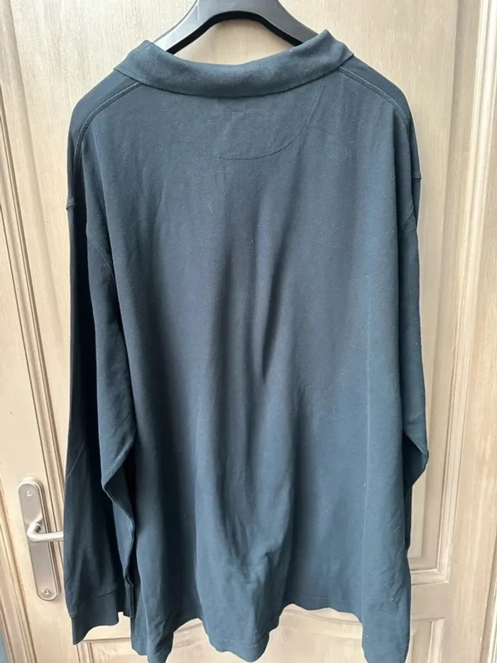 Polo manche longue taillissime 7XL noir - photo numéro 13