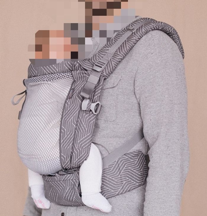 One wave porte-bébé physiologique nouveau né - photo numéro 4