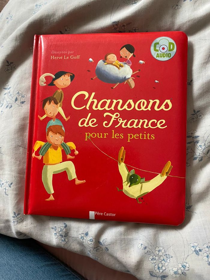 Livre cd chansons enfants