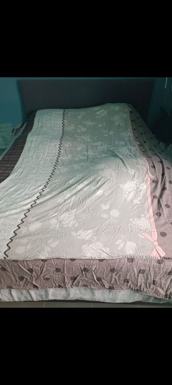 Housse de couette motifs Vintage point de croix 