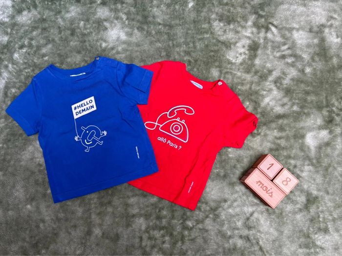 Lot 2 t shirt jacadi