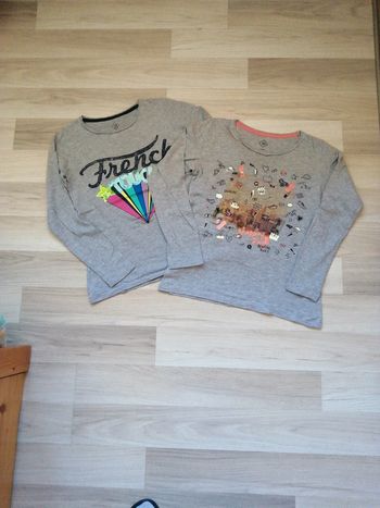 Lot 2 chemises manches longues 11-12 ans