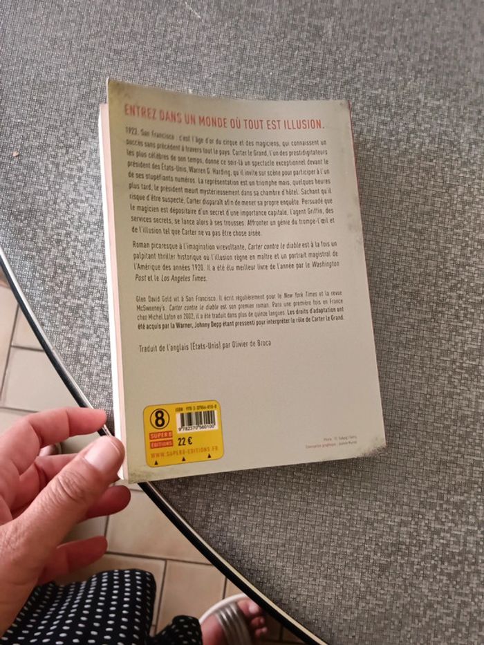 Livre Carter contre le diable - photo numéro 3