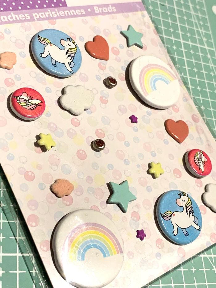 Attaches parisiennes Artemio thème licornes - photo numéro 3