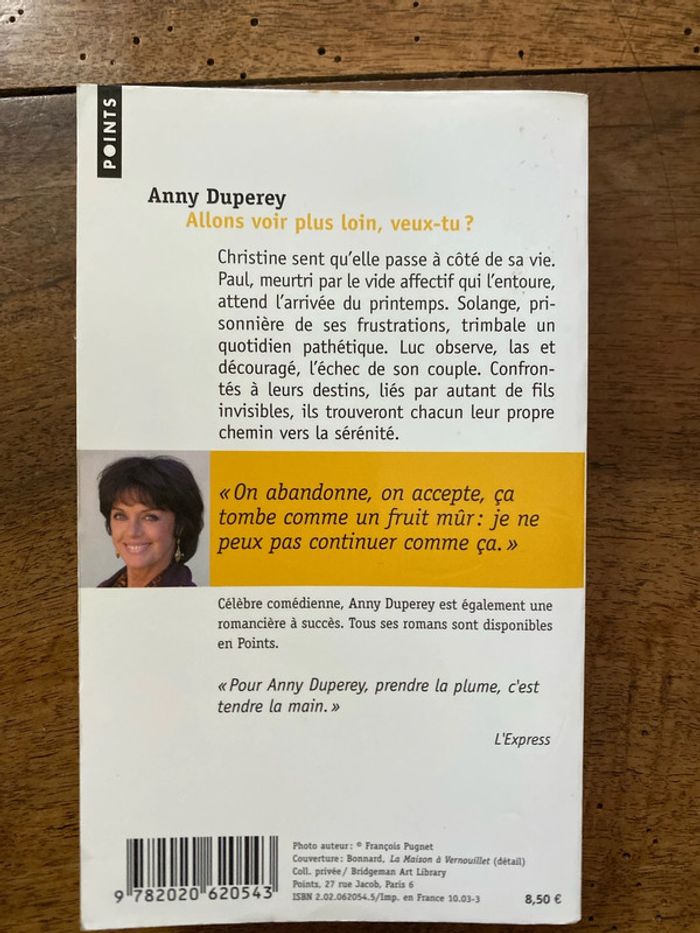 Allons voir plus loin, veux-tu? De Annie Duperey - photo numéro 2
