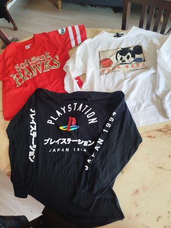 Disney LOT  T-shirts , Sweat shirts chemise Collector Vintage MIXTE