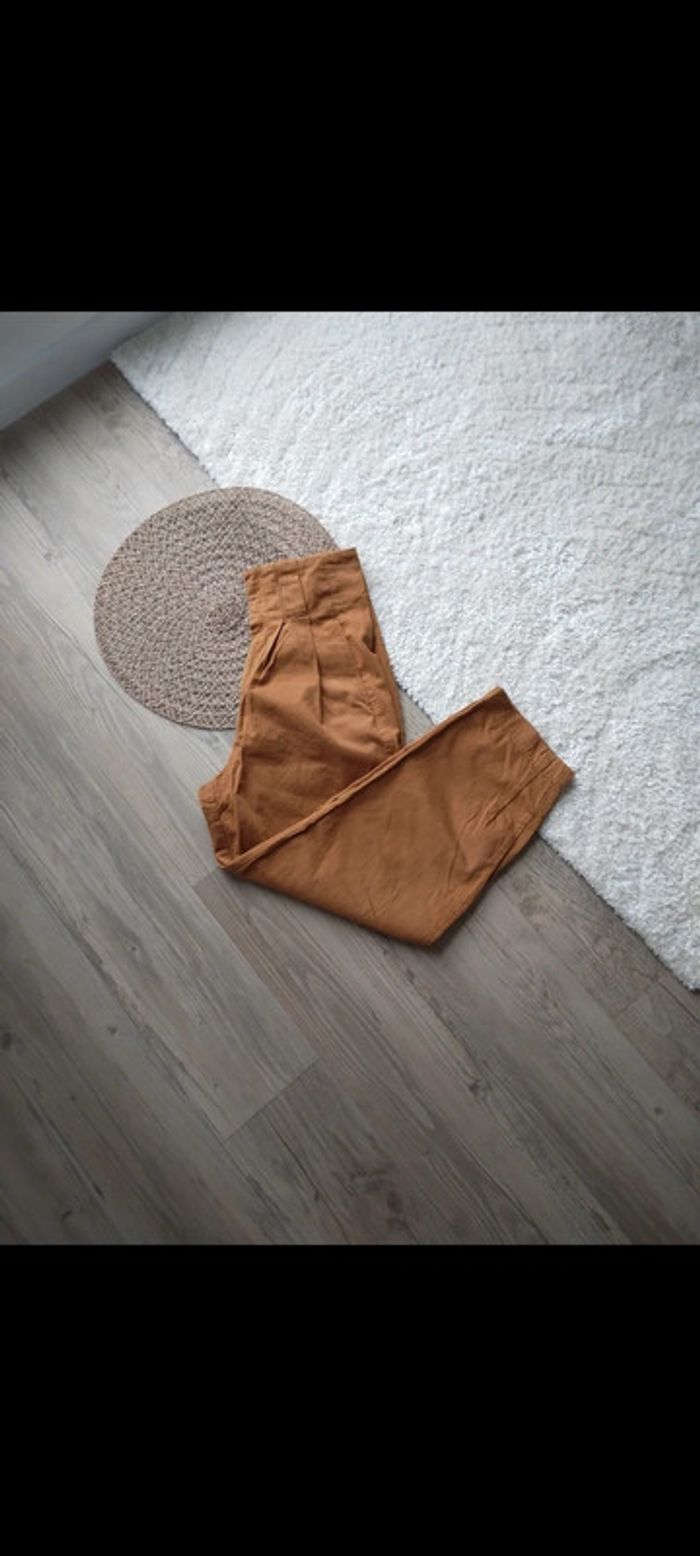 🌸Pantalon moutarde cache cache 34🌸 - photo numéro 3