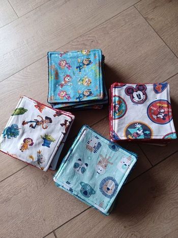 Lot de 10 lingettes 12 x 12 cm