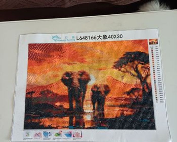 Peinture diamant déjà fait