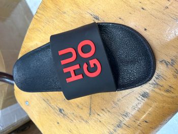 Sandales claquettes Hugo Boss noir 43