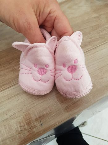 Lot chausson bebe fille