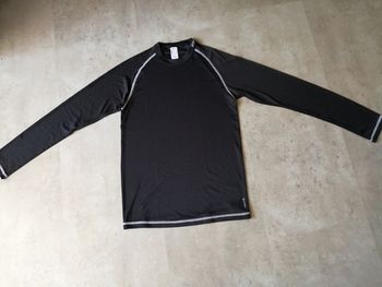 Top manches longues noir Taille L BTWIN