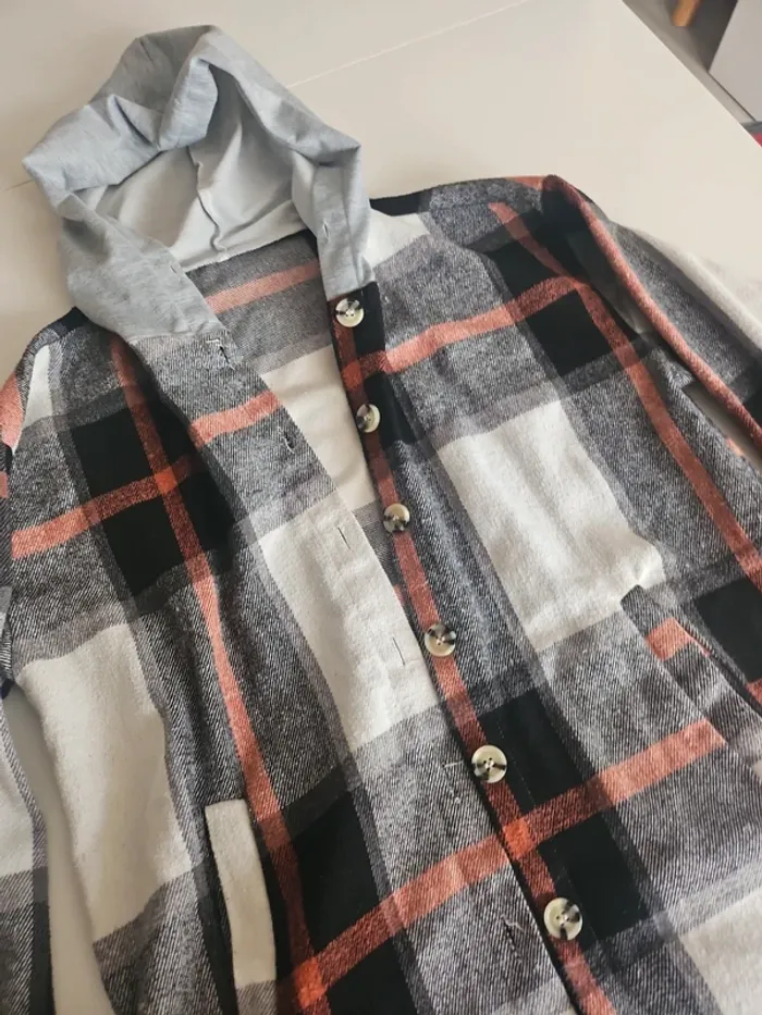 Veste à carreaux flanelle - photo numéro 2
