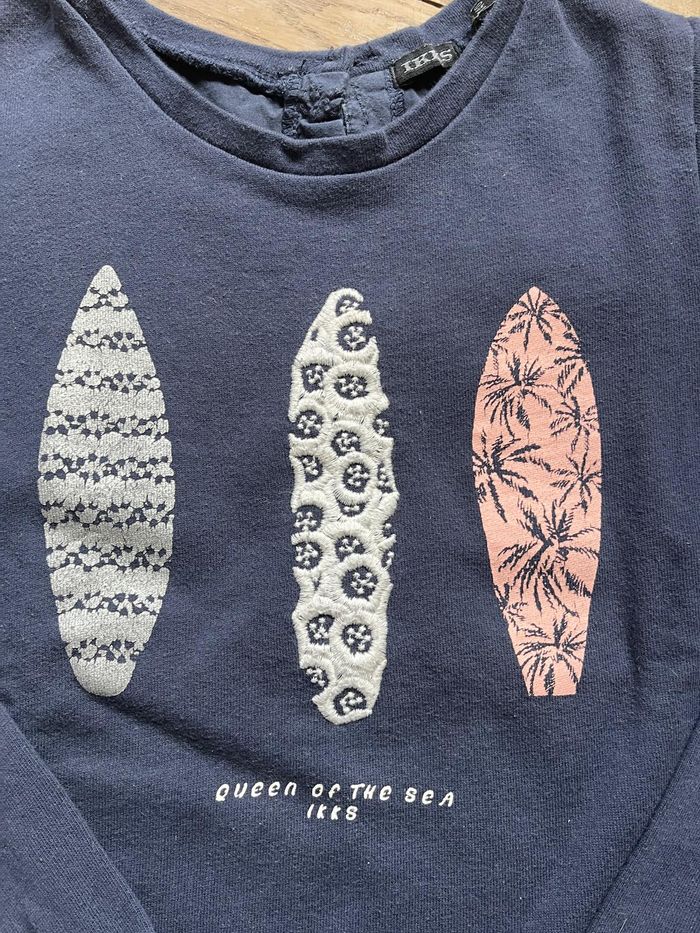 Sweat marine IKKS 10 ans - photo numéro 2