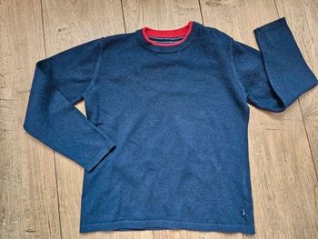 Pull col rond bleu marine Okaïdi 5 ans