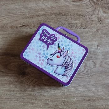 🩷 Petite boîte malette Emoji Licorne 🩷 #emyfleury_accessoiresfille