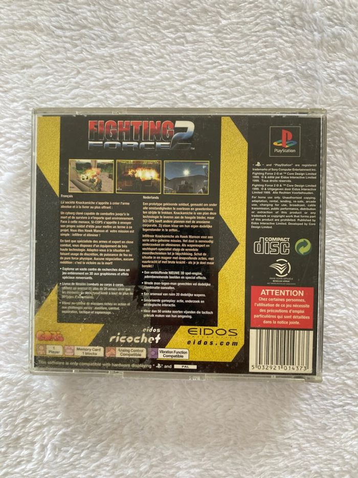 Jeu PS1 Fighting force 2 - photo numéro 2
