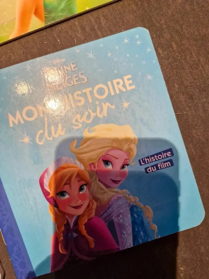 Lot de 4 livres mickey clochette raiponce reine des neiges - photo numéro 5