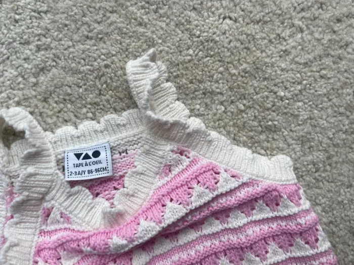 Robe tricotée fille Tape à l’œil 🌻 - photo numéro 3