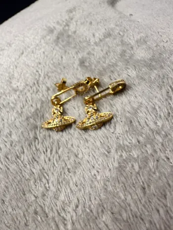 Boucles d’oreilles vivienne westwood or