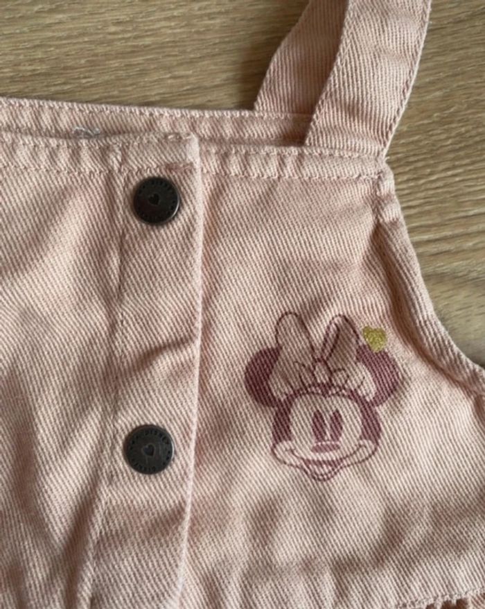 Robe Minnie Disney 12 mois en jean rose - photo numéro 2
