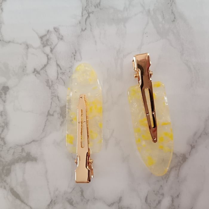 Barrettes mimosa - photo numéro 2
