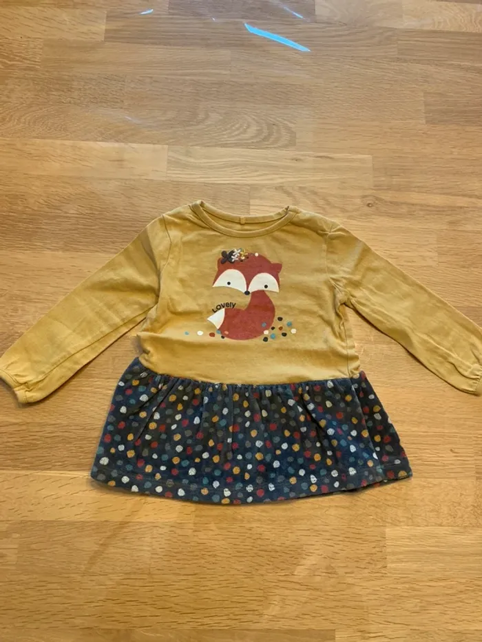 Ensemble robe et collant 3 mois - photo numéro 2