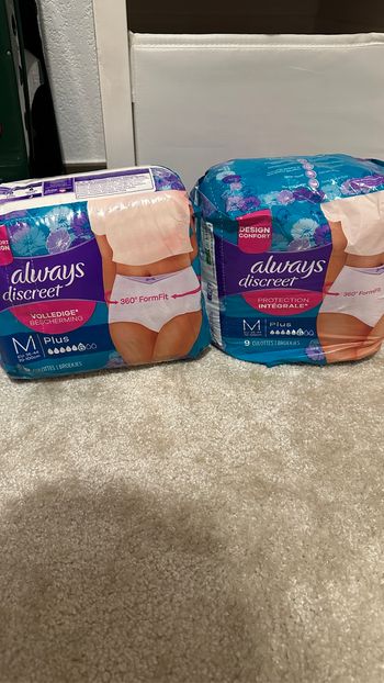 Lot de 2 paquets de Always discreet taille M