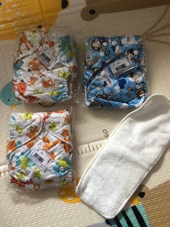 Couches lavables TE1 neuves