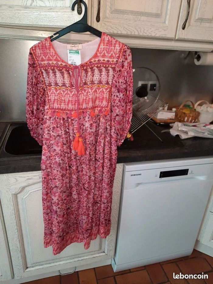 Robe courte imprimée CABALA - Derhy - taille M - photo numéro 7