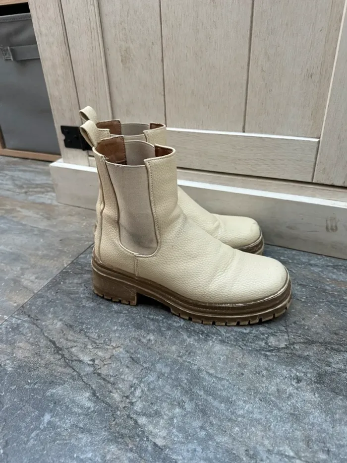 Bottines beige 36 seaside - photo numéro 3