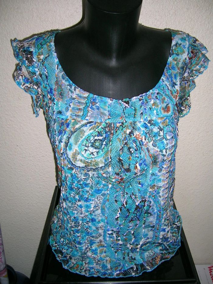 haut doublé à motifs style dentelle Taille 1 neuf