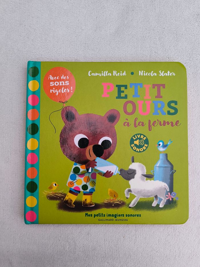 Livre sonore Petit Ours à la ferme Gallimard - photo numéro 2