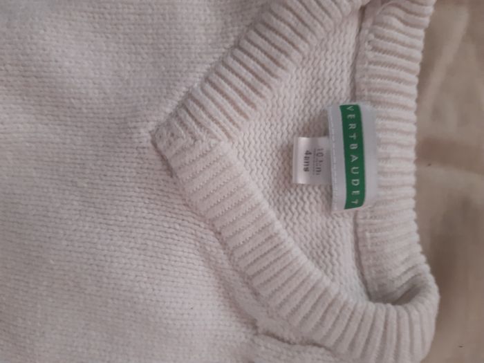 Pull sans manche taille 4 ans - photo numéro 2