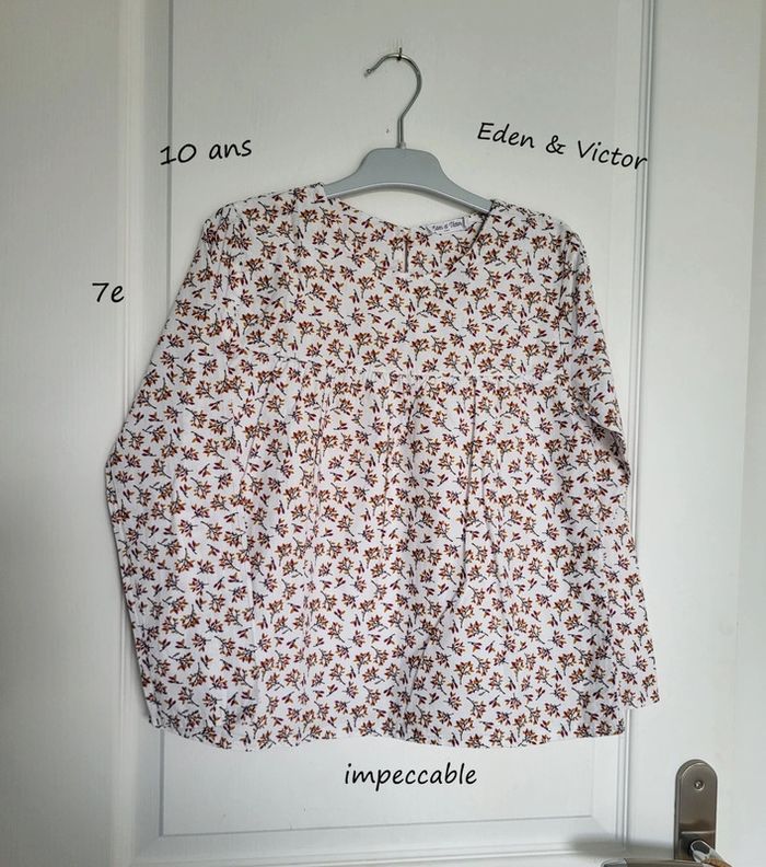 Blouse Eden & Victor 10 ans impeccable