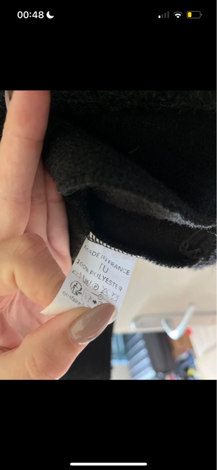 Veste pilou noir taille unique - photo numéro 3