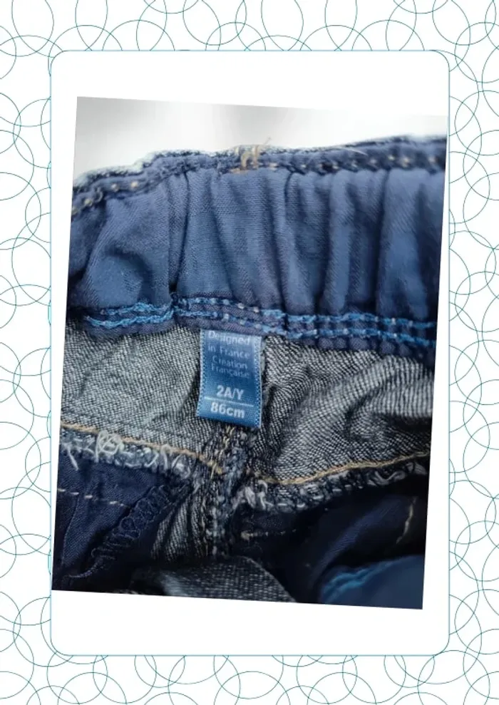 Short en jean 24 mois - photo numéro 2