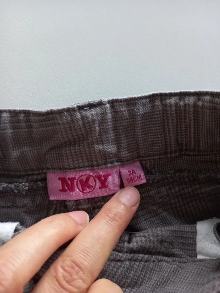 Short à carreaux hiver NKY - photo numéro 3