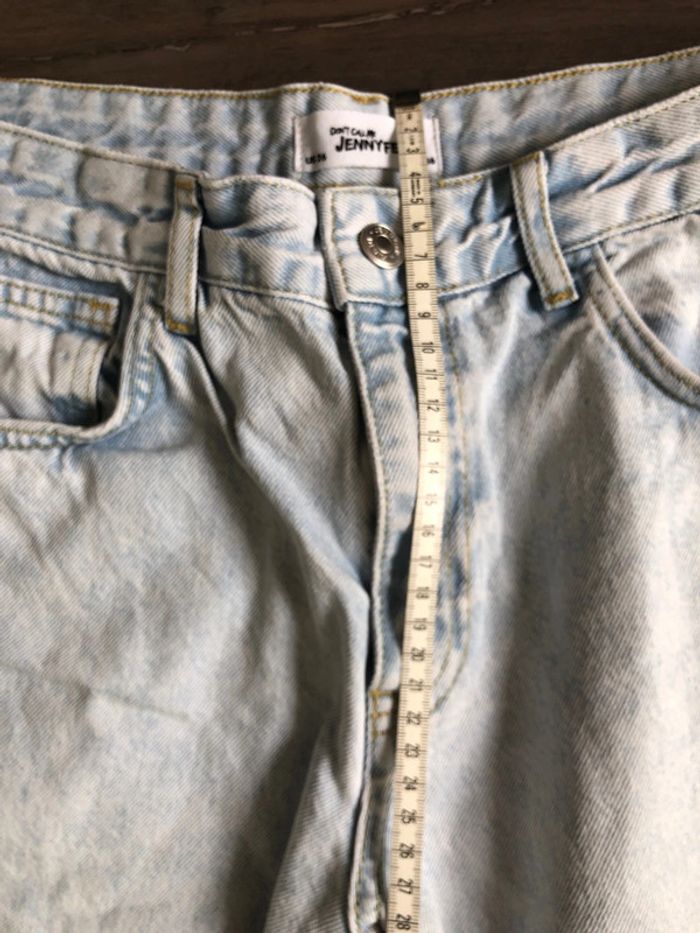 Jean jennyfer taille 36 wide leg bleu clair - photo numéro 10